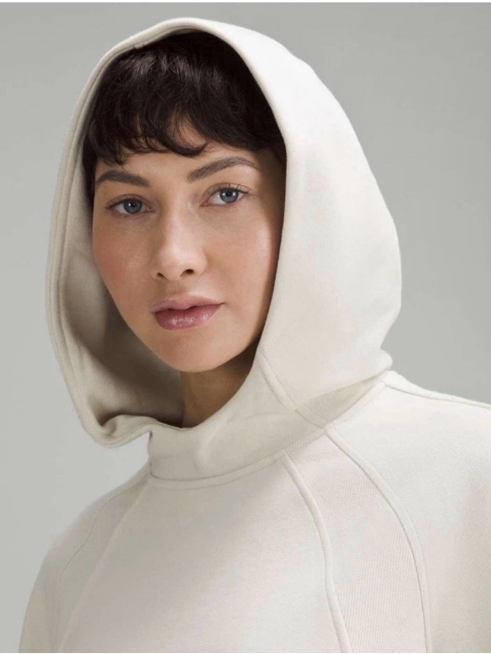Lululemon Scuba Oversized Side Slit Hoodie Bone XS/S NWT - Picture 2 of 10